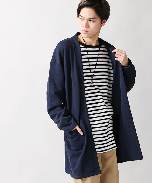 Wego ウィゴー の Wego ボタンレスロングカットカーディガン カーディガン ボレロ Wear