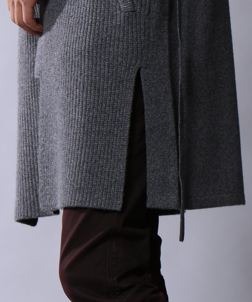 5351 POUR LES HOMMES(ゴーサンゴーイチプールオム)の「ウールセーブルロングカーディガン(その他アウター・メンズ・ブラック/グレー・46/48)」の6枚目の写真