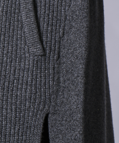 5351 POUR LES HOMMES(ゴーサンゴーイチプールオム)の「ウールセーブルロングカーディガン(その他アウター・メンズ・ブラック/グレー・46/48)」の8枚目の写真