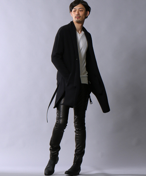 5351 POUR LES HOMMES(ゴーサンゴーイチプールオム)の「ウールセーブルロングカーディガン(その他アウター・メンズ・ブラック/グレー・46/48)」の12枚目の写真