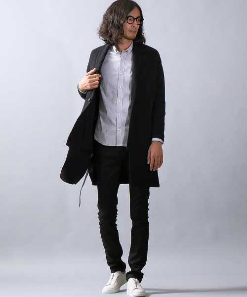 5351 POUR LES HOMMES(ゴーサンゴーイチプールオム)の「ウールセーブルロングカーディガン(その他アウター・メンズ・ブラック/グレー・46/48)」の15枚目の写真