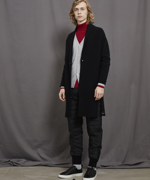 5351 POUR LES HOMMES(ゴーサンゴーイチプールオム)の「ウールセーブルロングカーディガン(その他アウター・メンズ・ブラック/グレー・46/48)」の17枚目の写真