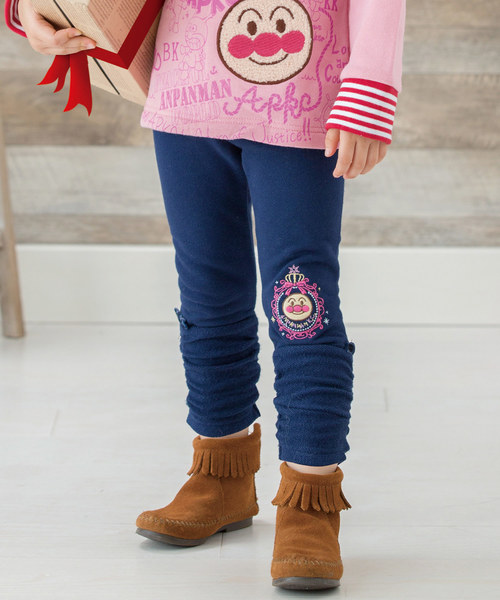 ANPANMAN KIDS COLLECTION(アンパンマンキッズコレクション)の「【アンパンマン】裏シャギーレギパン(その他パンツ)」|ネイビー