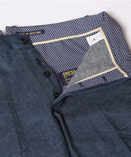 KATO`（カトー）の「KATO`/DP311511（スーツパンツ・メンズ・インディゴブルー・46/48/44）」の8枚目の写真