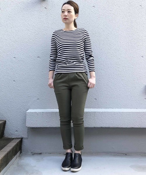 PICCIN（ピッチン）の「ハイストレッチツータックジョッパーパンツ（その他パンツ・レディース・ブラック/ベージュ/グレー/カーキ・SMALL/MEDIUM）」の7枚目の写真