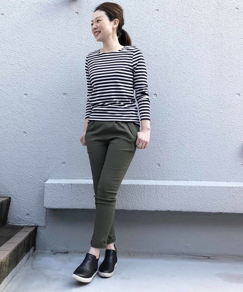 PICCIN（ピッチン）の「ハイストレッチツータックジョッパーパンツ（その他パンツ・レディース・ブラック/ベージュ/グレー/カーキ・SMALL/MEDIUM）」の8枚目の写真