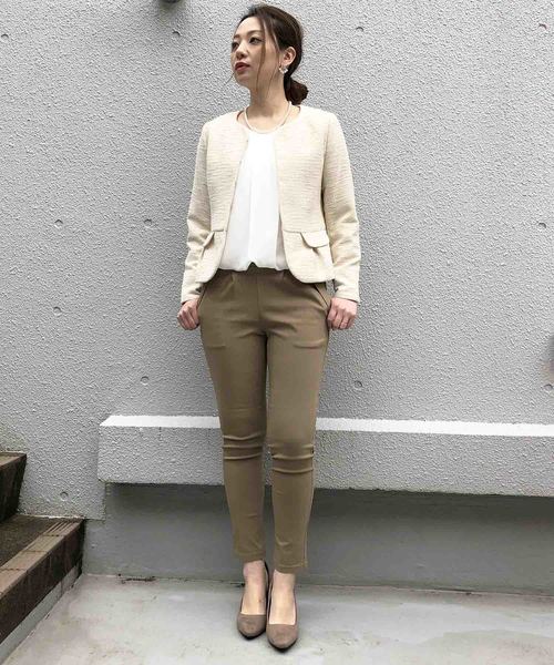 PICCIN（ピッチン）の「ハイストレッチツータックジョッパーパンツ（その他パンツ・レディース・ブラック/ベージュ/グレー/カーキ・SMALL/MEDIUM）」の10枚目の写真