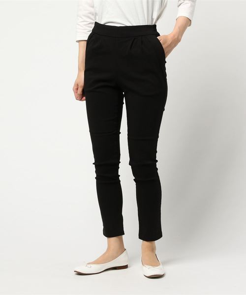 PICCIN（ピッチン）の「ハイストレッチツータックジョッパーパンツ（その他パンツ・レディース・ブラック/ベージュ/グレー/カーキ・SMALL/MEDIUM）」の19枚目の写真