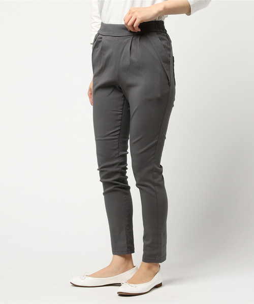 PICCIN（ピッチン）の「ハイストレッチツータックジョッパーパンツ（その他パンツ・レディース・ブラック/ベージュ/グレー/カーキ・SMALL/MEDIUM）」の18枚目の写真