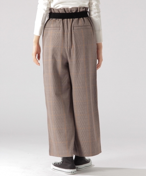 BAYFLOW（ベイフロー）の「BAYFLOW／チェックワイドパンツ　GP（その他パンツ・レディース・ネイビー/グレー/ベージュ・MEDIUM/SMALL）」の11枚目の写真