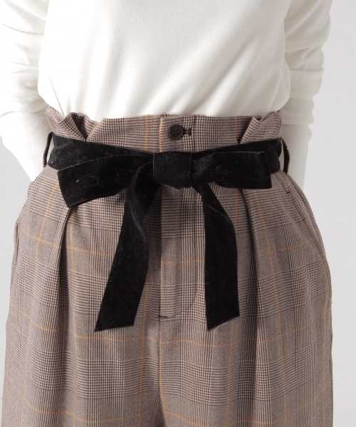 BAYFLOW（ベイフロー）の「BAYFLOW／チェックワイドパンツ　GP（その他パンツ・レディース・ネイビー/グレー/ベージュ・MEDIUM/SMALL）」の15枚目の写真