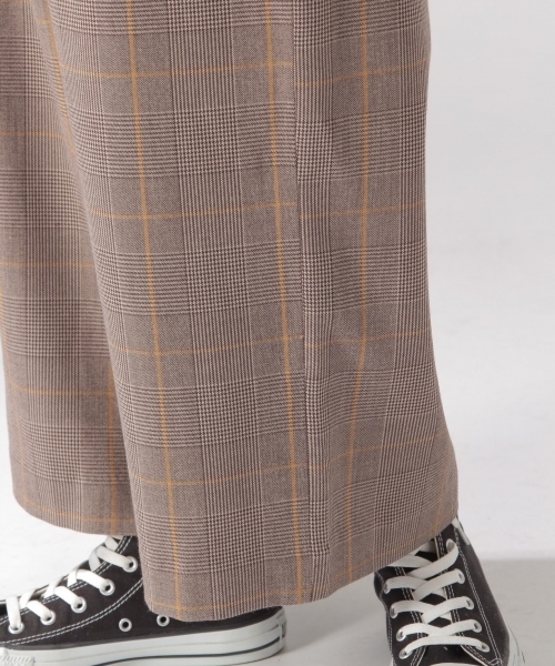 BAYFLOW（ベイフロー）の「BAYFLOW／チェックワイドパンツ　GP（その他パンツ・レディース・ネイビー/グレー/ベージュ・MEDIUM/SMALL）」の5枚目の写真