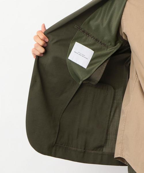 green label relaxing（グリーンレーベルリラクシング）の「CM◆ウォッシャブルトロ 2B M68 ジャケット ＜機能性生地＞ ◆（テーラードジャケット・メンズ・グレー/オリーブ/ネイビー・L/XS/XL/XXL/M/S）」の17枚目の写真
