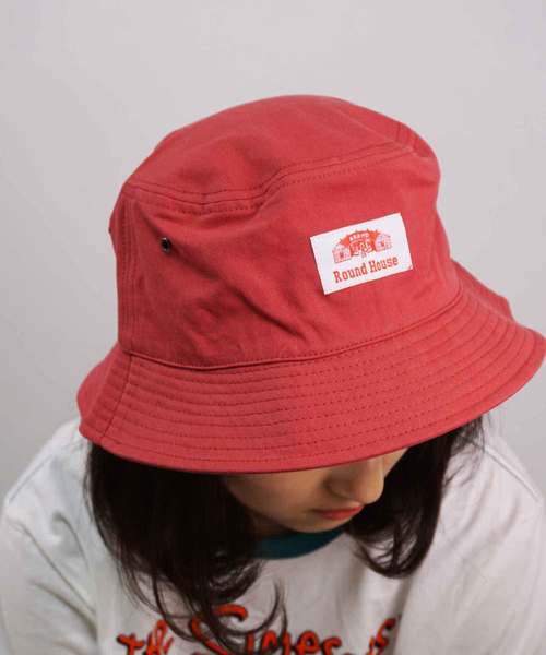 ROUND HOUSE(ラウンドハウス)の「【ROUND HOUSE】ウォッシュド ツイル バケットハット(ハット・メンズ・ホワイト/ブラック/ベージュ/ネイビー/ブラウン/レッド/オリーブ/イエロー/ピンク・FREE)」の9枚目の写真