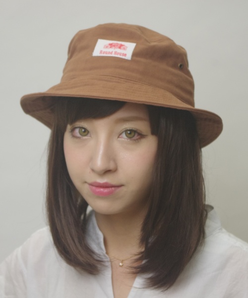 ROUND HOUSE(ラウンドハウス)の「【ROUND HOUSE】ウォッシュド ツイル バケットハット(ハット・メンズ・ホワイト/ブラック/ベージュ/ネイビー/ブラウン/レッド/オリーブ/イエロー/ピンク・FREE)」の21枚目の写真
