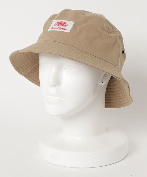 ROUND HOUSE(ラウンドハウス)の「【ROUND HOUSE】ウォッシュド ツイル バケットハット(ハット・メンズ・ホワイト/ブラック/ベージュ/ネイビー/ブラウン/レッド/オリーブ/イエロー/ピンク・FREE)」の14枚目の写真