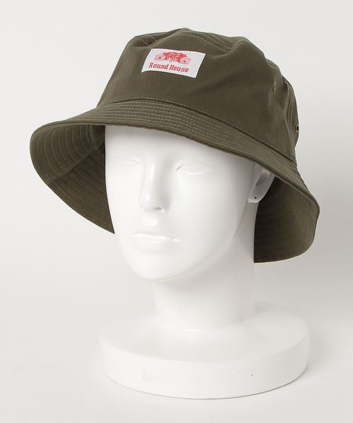 ROUND HOUSE(ラウンドハウス)の「【ROUND HOUSE】ウォッシュド ツイル バケットハット(ハット・メンズ・ホワイト/ブラック/ベージュ/ネイビー/ブラウン/レッド/オリーブ/イエロー/ピンク・FREE)」の13枚目の写真