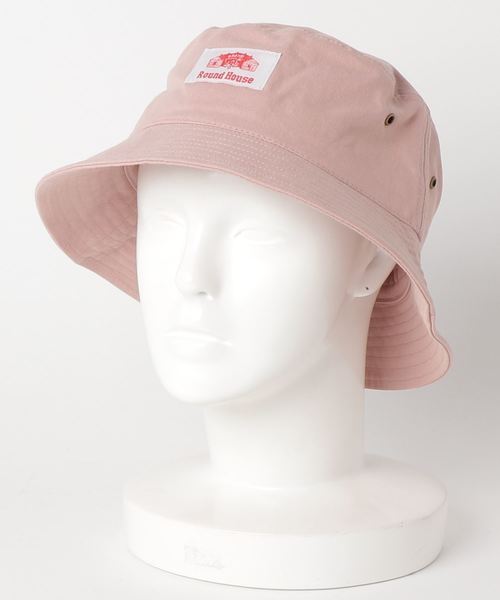 ROUND HOUSE(ラウンドハウス)の「【ROUND HOUSE】ウォッシュド ツイル バケットハット(ハット・メンズ・ホワイト/ブラック/ベージュ/ネイビー/ブラウン/レッド/オリーブ/イエロー/ピンク・FREE)」の18枚目の写真