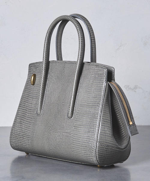 TOFF&LOADSTONE(トフアンドロードストーン)の「<TOFF&LOADSTONE(トフアンドロードストーン)>ジョリー ハンドバッグ S(ハンドバッグ・レディース・ライトブルー/ダークグレー/ブラック/ベージュ/オフホワイト・FREE)」の22枚目の写真