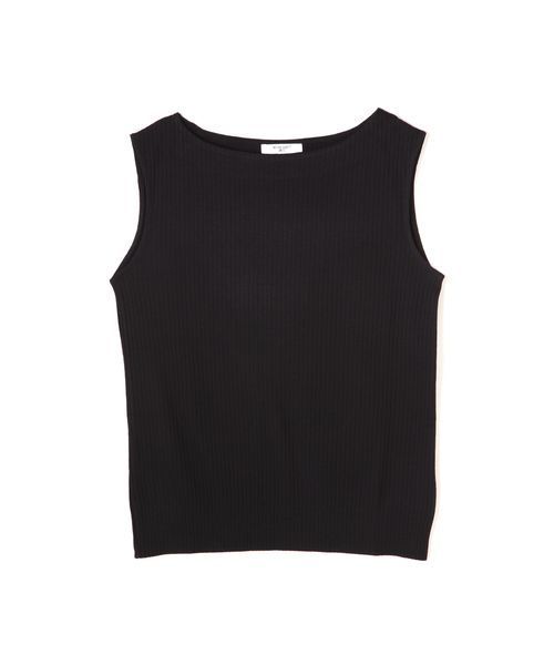 NATURAL BEAUTY BASIC（ナチュラルビューティーベーシック）の「セーターマシーン針抜き ノースリニット（ニット/セーター・レディース・ブラック/ブラウン/ピンク/グリーン・MEDIUM）」の8枚目の写真