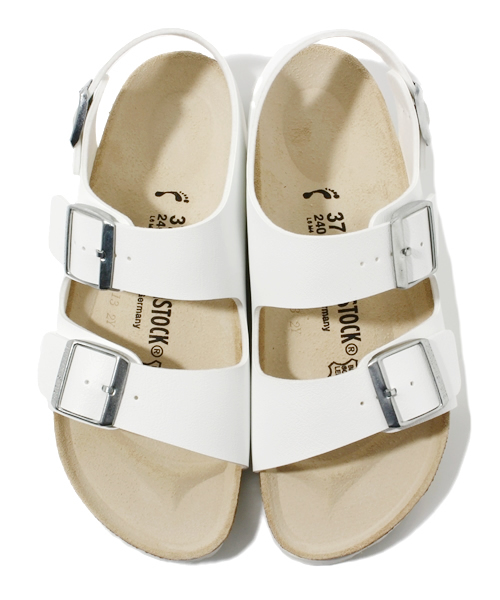 BIRKENSTOCK（ビルケンシュトック）の「ホワイトコンフォートサンダル■BEST SELLER■ MILANO BF White(WOMEN)（サンダル・レディース・ホワイト・35/36/37/38/39）」の9枚目の写真