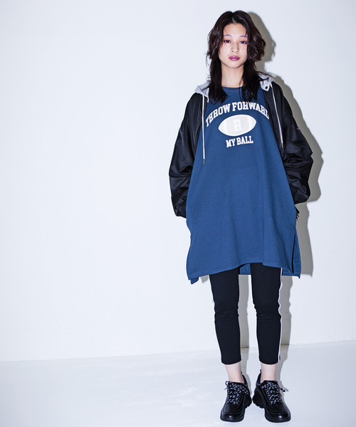 WEGO(ウィゴー)の「WEGO/フード付きMA-1(MA-1・レディース・ブラック/カーキ/ライトピンク/パープル・FREE)」の19枚目の写真