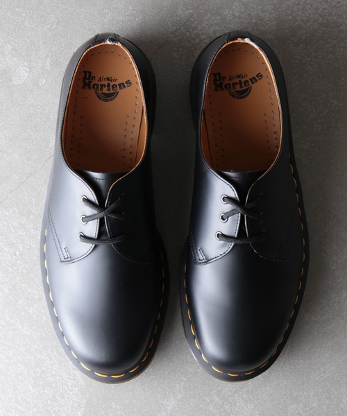 Dr. Martens（ドクターマーチン）の「Dr.Martens / ドクターマーチン 3-EYELET SHOE SMOOTH#（ドレスシューズ・メンズ・ブラック・6/8/9/7）」の2枚目の写真