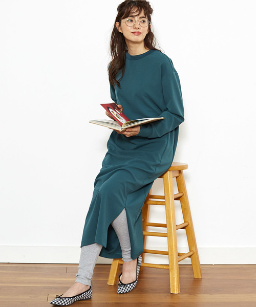 IEDIT(イディット)の「IEDITリブニットのやわらかレギンス(レギンス/スパッツ・レディース・ブラック/ベージュ/杢グレー/モカ/ライトグレー・1/2/3)」の9枚目の写真