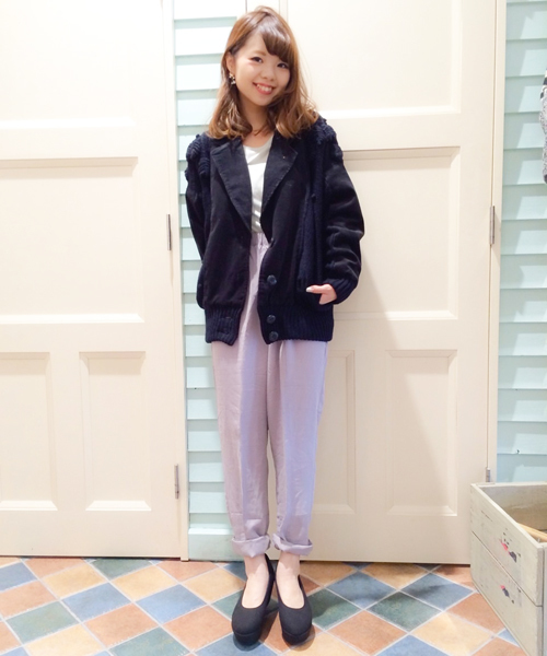 Kastane(カスタネ)の「【Kastane】ピンタックテーパードPT(その他パンツ・レディース・ライトベージュ/グレー/ネイビー/その他8・FREE)」の2枚目の写真