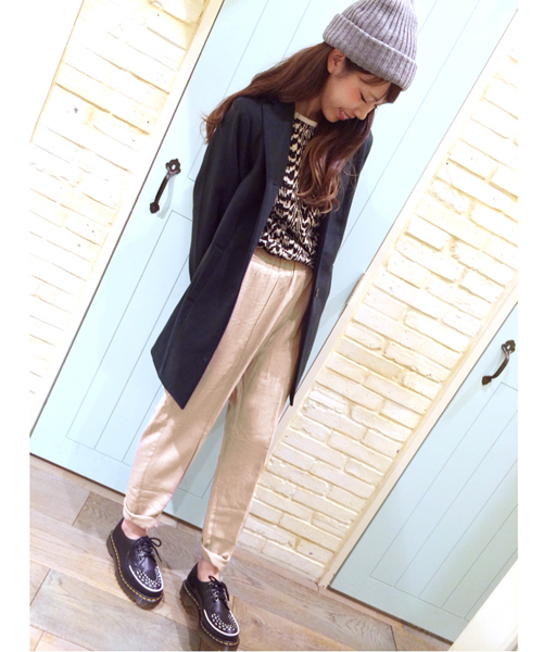 Kastane(カスタネ)の「【Kastane】ピンタックテーパードPT(その他パンツ・レディース・ライトベージュ/グレー/ネイビー/その他8・FREE)」の1枚目の写真