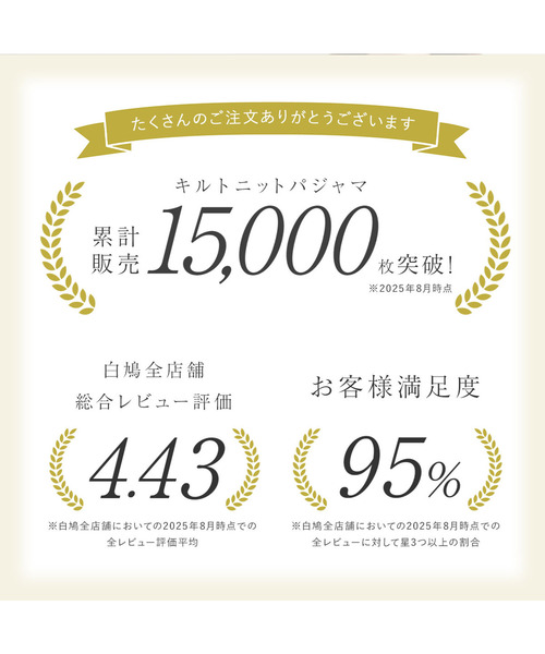 blooming FLORA（ブルーミングフローラ）の「綿100％ キルトニット パジャマ 上下セット 長袖 ルームウェア（ルームウェア/パジャマ・レディース・ネイビー/ピンク/ラベンダー/モカ/チャコールグレー/ホワイト系その他・MEDIUM/LARGE）」の11枚目の写真