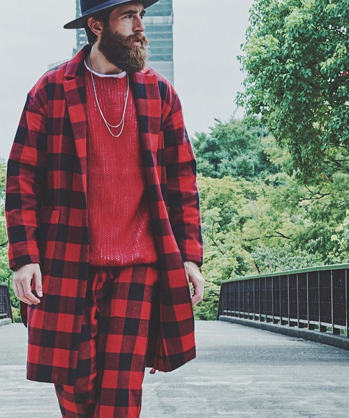 CHORD NUMBER EIGHT（コードナンバーエイト）の「BLOCK CHECK GOWN SHIRT（シャツ/ブラウス・メンズ・ホワイト/レッド/ブルー・SMALL/MEDIUM/LARGE/X-SMALL）」の3枚目の写真