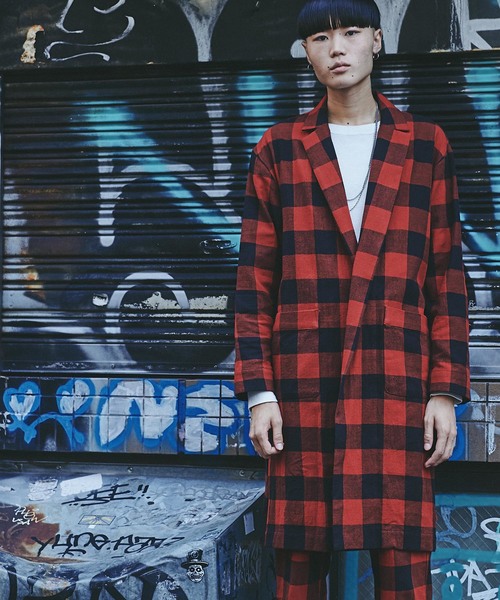 CHORD NUMBER EIGHT（コードナンバーエイト）の「BLOCK CHECK GOWN SHIRT（シャツ/ブラウス・メンズ・ホワイト/レッド/ブルー・SMALL/MEDIUM/LARGE/X-SMALL）」の6枚目の写真