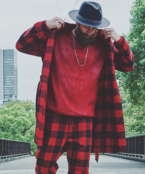 CHORD NUMBER EIGHT（コードナンバーエイト）の「BLOCK CHECK GOWN SHIRT（シャツ/ブラウス・メンズ・ホワイト/レッド/ブルー・SMALL/MEDIUM/LARGE/X-SMALL）」の12枚目の写真