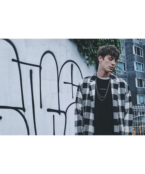 CHORD NUMBER EIGHT（コードナンバーエイト）の「BLOCK CHECK GOWN SHIRT（シャツ/ブラウス・メンズ・ホワイト/レッド/ブルー・SMALL/MEDIUM/LARGE/X-SMALL）」の14枚目の写真