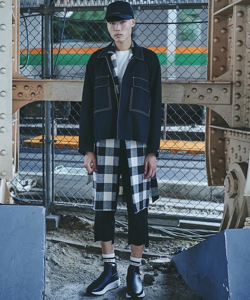 CHORD NUMBER EIGHT（コードナンバーエイト）の「BLOCK CHECK GOWN SHIRT（シャツ/ブラウス・メンズ・ホワイト/レッド/ブルー・SMALL/MEDIUM/LARGE/X-SMALL）」の18枚目の写真