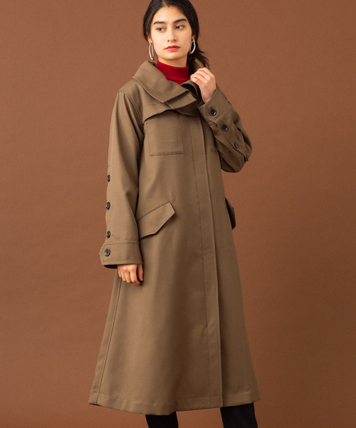 UNITED TOKYOツイードセミダブルモッズコート ツイードウールミドルコート(1 BROWN): : メンズ｜UNITED TOKYO