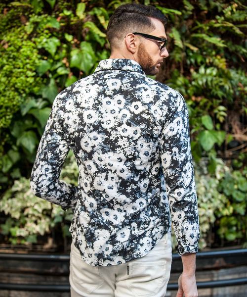 BUFFALOBOBS PRIMAVERA ホリゾンタルカラー 花柄シャツ Buffalo Bobs（バッファローボブズ）の「PRIMAVERA(プリマベーラ
