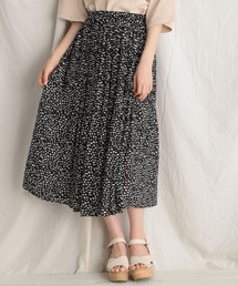 Heather | シフォンプリーツロングスカート　831956(スカート)