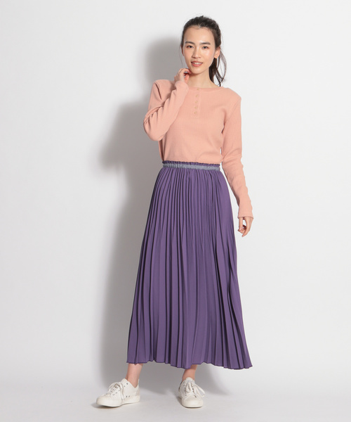 niko and...（ニコアンド）の「[DAILY SERIES]リブ2WAYヘンリーネックプルオーバー（ニット/セーター・レディース・ブラック/オフホワイト/カーキ/ピンク・MEDIUM/LARGE）」の7枚目の写真