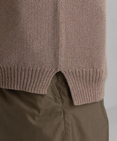 green label relaxing（グリーンレーベルリラクシング）の「CM カノコ クルーネック ベスト（ベスト・メンズ・ベージュ/ネイビー/ダークグレー/オレンジ系その他・L/M/S）」の10枚目の写真
