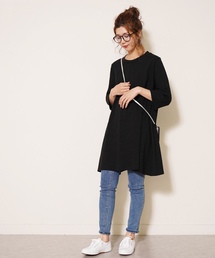 reca | フロントデザイン ゆるシルエットチュニックワンピース(ワンピース)