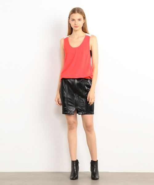 ARMANI EXCHANGE(アルマーニエクスチェンジ)の「【A|Xアルマーニ エクスチェンジ】ノースリーブ マルチカラーブラウス(Tシャツ/カットソー・レディース・ブラック/ピンク・SMALL/MEDIUM/X-SMALL)」の12枚目の写真