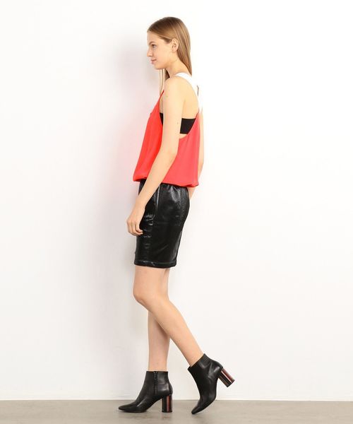 ARMANI EXCHANGE(アルマーニエクスチェンジ)の「【A|Xアルマーニ エクスチェンジ】ノースリーブ マルチカラーブラウス(Tシャツ/カットソー・レディース・ブラック/ピンク・SMALL/MEDIUM/X-SMALL)」の9枚目の写真