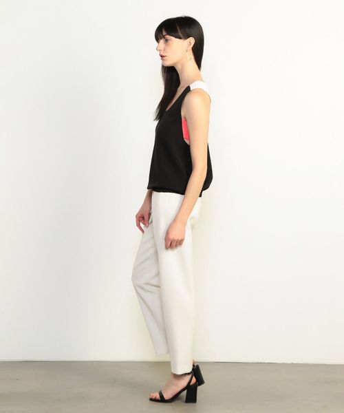 ARMANI EXCHANGE(アルマーニエクスチェンジ)の「【A|Xアルマーニ エクスチェンジ】ノースリーブ マルチカラーブラウス(Tシャツ/カットソー・レディース・ブラック/ピンク・SMALL/MEDIUM/X-SMALL)」の8枚目の写真