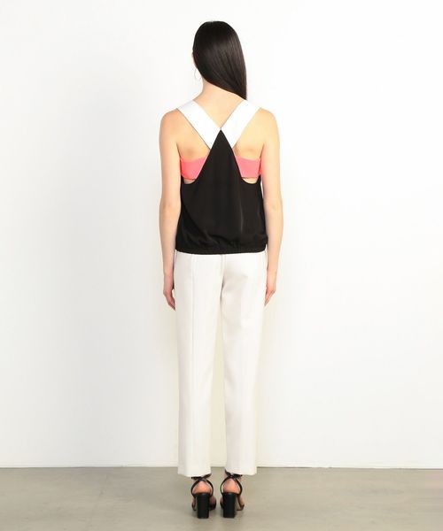 ARMANI EXCHANGE(アルマーニエクスチェンジ)の「【A|Xアルマーニ エクスチェンジ】ノースリーブ マルチカラーブラウス(Tシャツ/カットソー・レディース・ブラック/ピンク・SMALL/MEDIUM/X-SMALL)」の11枚目の写真