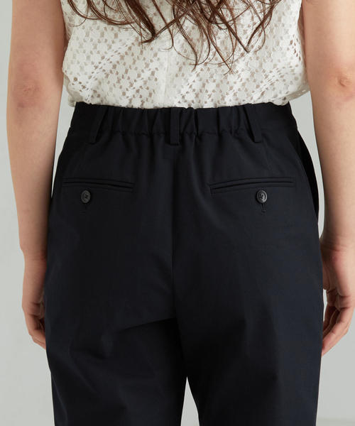 green label relaxing（グリーンレーベルリラクシング）の「[手洗い可能/ドビートリコット] ◆D テーパード パンツ（その他パンツ・レディース・ネイビー/ライトグレー・42/40/34/36/44/38/46）」の12枚目の写真