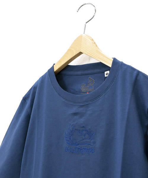 go slow caravan(ゴースローキャラバン)の「汗染み防止 杢天竺詩集SS TEE CHILLI W(Tシャツ/カットソー・レディース・オートミール・FREE)」の7枚目の写真