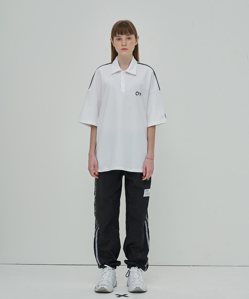 OY（オーワイ）の「テープカラー半袖Tシャツ/カットソー（Tシャツ/カットソー・メンズ・ホワイト/ブラック・FREE）」の16枚目の写真