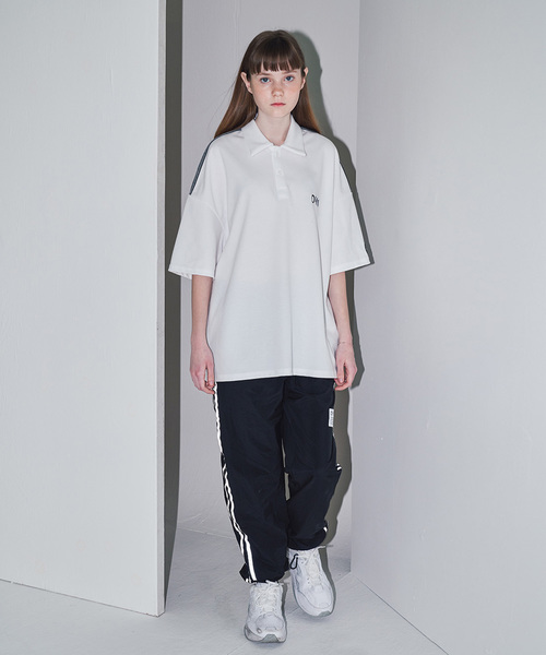 OY（オーワイ）の「テープカラー半袖Tシャツ/カットソー（Tシャツ/カットソー・メンズ・ホワイト/ブラック・FREE）」の6枚目の写真
